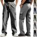 Men's Retro Corduroy Work Pants - Relaxed Fit, Wide Leg, Casual & Streetwear, Breathable & Wrinkle-Free (Grey/Black/Navy/Army Green/Khaki, S-Xxxl)_viptrois.com
