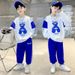 Kid's Clothing Boys autumn sweater suit 2024 new children's clothing spring and autumn sportswear big children autumn Internet celebrity street trend_viptrois.com