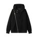 Korean Heavy Air Layer Cardigan Hooded Sweatshirt Men's Casual Sports Style Simple Versatile High-end Feel Jacket Top_viptrois.com