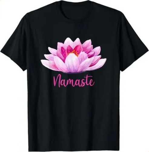 T-shirtnamaste Lotus 2026 Yoga Gifts Meditation Meditate Flower_viptrois.com