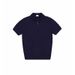 Men's Clothing Factory Direct Sales Ice Silk Knitted Tops For Men High End Summer Light Luxury Men's Fashion Short Sleeved Polo Shirt Half Zipper_viptrois.com