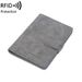 Men's Wallet Rfid Passport Bag Simple Buckle Multi-functional Id Bag Passport Holder For Men And Women Traveling Abroad_viptrois.com