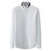 Men's Clothing Spring And Autumn Five Pointed Star Embroidery Business Casual Slim Long Sleeved Shirt Men's High End Versatile Cotton Shirt_viptrois.com