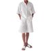 Men's Clothing Casual Fashion Sports Suit Striped Shirt Loose Shorts_viptrois.com