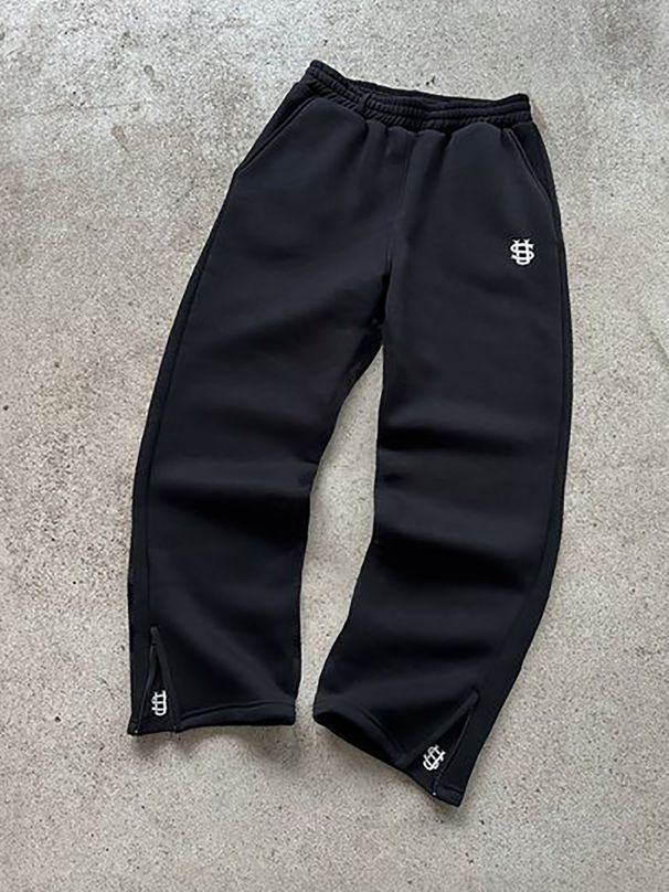 2025 Neue Y2K Hosen Personalisierte Hose Bein Zipper Stickerei Hip Hop Casual Jogger Männer Hosen Retro Gerade Hosen Trainingsanzug Streetwear_viptrois.com