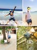 Premium Products Large Size Quick Drying Shorts, Surfing Gradient Color Beach Pants, Men's Swimming Trunks_viptrois.com