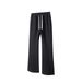 Men's Casual Wide-Leg Snowflake Print Cleanfit Jogger Pants With Side Seam & Flared Hem Fashion Trends_viptrois.com