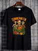 Funny Summerween Skeletons Luau Party Halloween Beach Vibes T-Shirt Women Stretched T-Shirt For Women Casual Soft Designer Clothes Versatile Unisex Female Streetwear Summer Stylish Breathable Comfortable Print Round Neck Short Sleeve Fashion_viptrois.com
