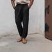 Breathable Cotton Linen Men's Casual Pants - Loose Fit Summer Trousers With Comfort Stretch For Outdoor Sports & Daily Wear (S-5XL)_viptrois.com