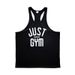 JUST GYM Men's Cotton Fitness Vest American I-shaped Back Slim Training Clothing Cross-border Popular Tide_viptrois.com