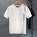 European Light Luxury Short Sleeved Sweater Men 2025 Spring And Autumn Men's Fashion Trendy Knitted Sweater Half Sleeved Casual Knitted T Shirt_viptrois.com