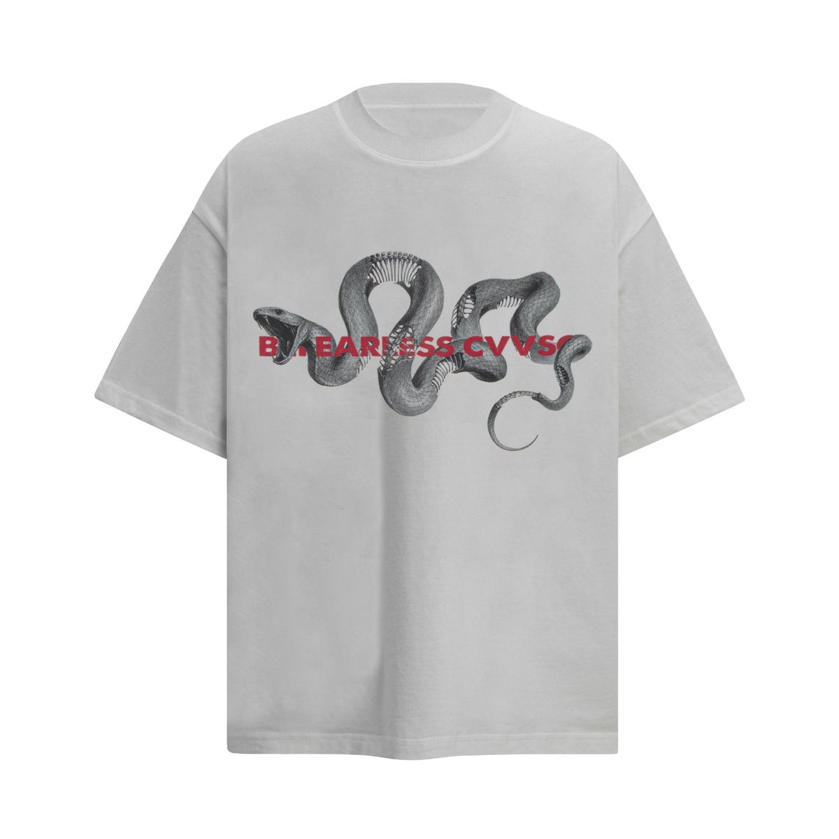 Men's Clothing Men's Clothing 2025 Summer American Street Fashion Brand Tee Culture Shirt Dark Series Python Print T Shirt Short Sleeve_viptrois.com