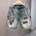 Men's Clothing Handsome Denim Shorts Men's Loose Shorts_viptrois.com