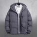 Men's Clothing Cotton Coat Thickened Hooded Thickened Cotton Hooded Jacket - Loose Fit, Warm & Stylish Winter Coat For Casual & Outdoor Activities_viptrois.com