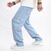 Men's Printed Jeans Straight Leg Pants Stretch Comfortable Cotton Denim Trousers For Casual Daily Wear_viptrois.com