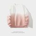 Youth Trendy Spring And Autumn New Men's Casual Versatile Solid Color Gradient Round Neck Hoodie C7b_viptrois.com