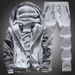 Men's Thick Fleece Hoodie Suit Sports Casual Men's Coat_viptrois.com