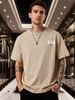 American Printed Short-sleeved T-shirt, Summer Loose Basic Top_viptrois.com