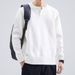 Autumn and Winter V-neck Men's Quality Threaded Knitted Top Solid Color Casual Long Sleeve Knitted Base Sweater Inner Coat_viptrois.com