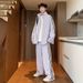 Inspired Lounge Set – Bamboo Fiber Unisex Joggers & Zip-Up Jacket (3 Cosmic Colors, S-3XL, Oversized Streetwear Fit)_viptrois.com