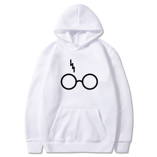 2025 New Trendy Brand Glasses Printed Hooded Fleece Unisex Sports Sweatshirt_viptrois.com