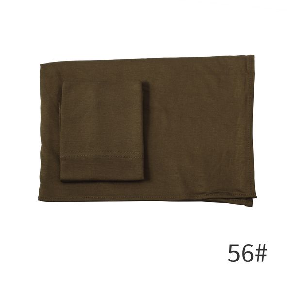 Pure Cotton Tube Hat & Modal Headscarf 2-Piece Set - Soft Breathable Base Hat With Long Scarf (Comfortable & Stylish, Women's Fashion Accessories)_viptrois.com