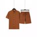 Men's Clothing Men's Beach Leisure Sports Short Sleeve Shirt Shorts Suit Big Pocket_viptrois.com
