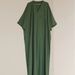 Men's Clothing Muslim Robe Men's V Neck Short Sleeved Pocket Pajamas Thobe_viptrois.com