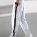 Men's Clothing Casual Sports Buttoned Men's Trousers Men's Autumn Loose Straight Wide Leg Button Color Matching Large Size Trousers Men_viptrois.com
