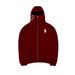 Oversized Embroidered Zip-Up Hoodie – Streetwear Longline Coat With Geometric Design, Unisex Fleece-Lined (S-2XL, Polyester, Winter-Ready)_viptrois.com