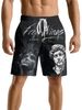 Unbeatable Quality Summer Men's Renaissance Material Printed Trendy Brand Fitness Running Sports Basketball Shorts_viptrois.com