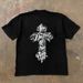 Cotton American T-shirt Design Men's Trendy Printed Short Sleeved Summer Loose High Street Versatile Top_viptrois.com