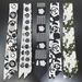 Black And White Camellia Long Commuting Belt Hair Headband Ribbon Bag Tie Small Women's Scarf_viptrois.com