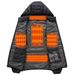Men's Clothing men's heating jacket heating cotton coat double control switch charging USBYKK jacket_viptrois.com