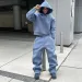 Mens Hoodie Set Solid Color Simple Sports Style Pullover Casual Loose Chic High Quality Two-piece Comfortable Warm Top_viptrois.com