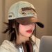 Retro Cowboy Baseball Cap For Women With Large Head Circumference, Small Face, Enlarged And Deepened Wide Brim Duckbill Hat, Old Fashioned_viptrois.com