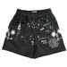 Men's Muscular Fitness Sports Shorts Breathable Loose Fit 3D Printed Mesh Above Knee Style_viptrois.com