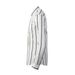 Men's Slim-Fit Long-Sleeve Shirt – Bold Stripes & Face Rhinestone Embellishment, 100% Cotton, UV Protection & Stylish_viptrois.com