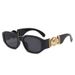 Fashion Trend Polygonal Personalized Glasses New Small Box Sunglasses Internet Celebrities Same Cat Eye Glasses_viptrois.com