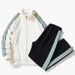 Men's Clothing New spring and autumn sports suits loose couple style, versatile sweatshirt jacket, casual trousers, trendy brand two piece suit_viptrois.com