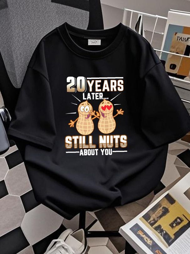 Anniversary T 20 Years Later Still T-Shirt Homme Soft Summer Stylish Fashion Designer Clothes Graphic Top For Everyday Wear Stretched Versatile_viptrois.com
