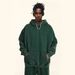 Autumn And Winter Heavy Fleece Thickened Retro Washed Sweater Men's Trendy Sports Sweater Men's Hoodie_viptrois.com