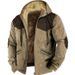 Men's Hooded Fleece-Lined Zip-Up Jacket – 3D Digital Print Streetwear, Winter Warm Pullover, Polyester Shell & Lining, Oversized Fit_viptrois.com