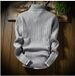 1 2022 Same Style Men's Cross-Border Knitted Fashionable Youth Casual Slim Fit High Neck Base Sweater For Men_viptrois.com