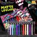 12-Color Vintage Matte Lip Color Set For Halloween Creative Makeup_viptrois.com