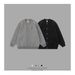 Unisex Retro Baseball Collar 2025 Spring New Solid Color Loose Casual All Match Sweater Jacket_viptrois.com