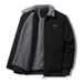 Coat Men's Jacket Season Casual Large Size Tooling Lapel Men's Fleece Warm Corduroy Thin Top_viptrois.com