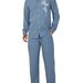2025 Original Men's Retro Calligraphy Print Drape Casual Pants Two Piece Embroidered Shirt Spring And Summer_viptrois.com