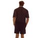 Men's Casual Knitted Sweater Hollow Breathable Short Sleeved Lapel Fashion Men_viptrois.com