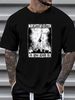 I Kneel Before No God Burning Church Satanic Witchcra Retro Vintage Art T-Shirt Comfortable Graphic Streetwear Unisex Breathable Versatile Fashion_viptrois.com